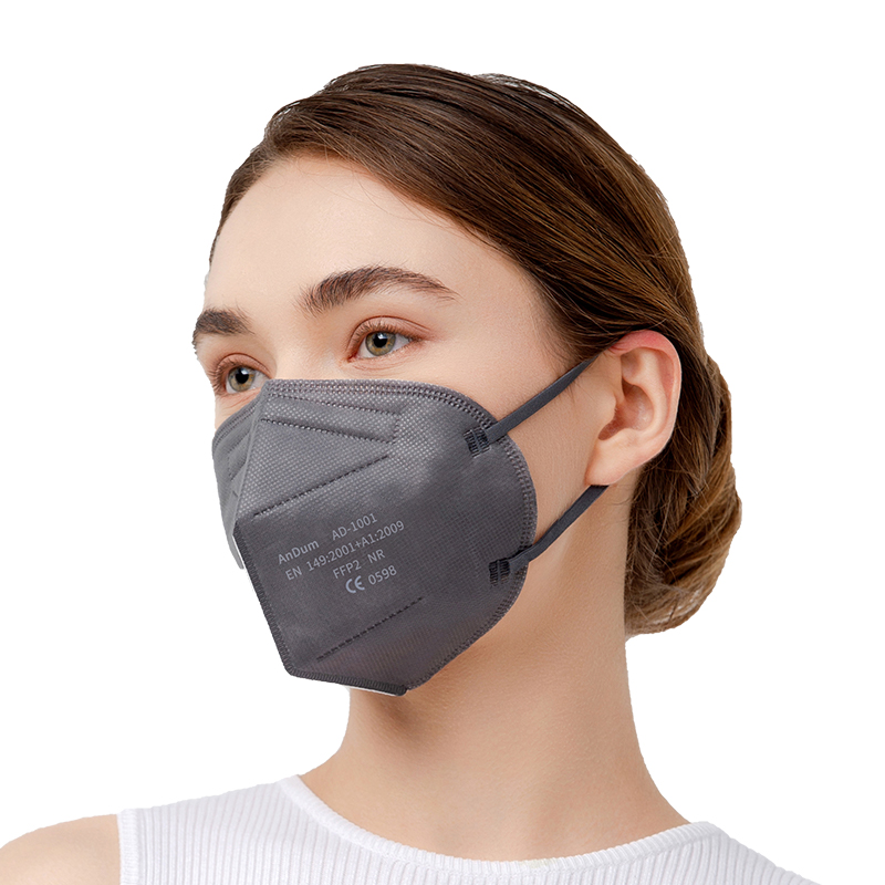 Dark Colorate Mascherine FFP2 Respirator Face Mask Certificate CE