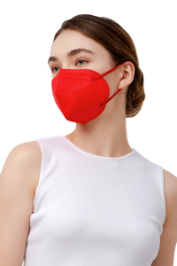 Red Mask Anti Dust Flex Fold KN95 Respirator Face Mask